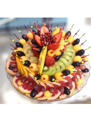 Plate of Kiwi & Strawberries