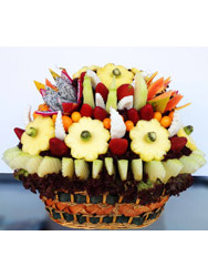 Basket fruits design