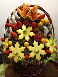Fruits Basket gift, carvings